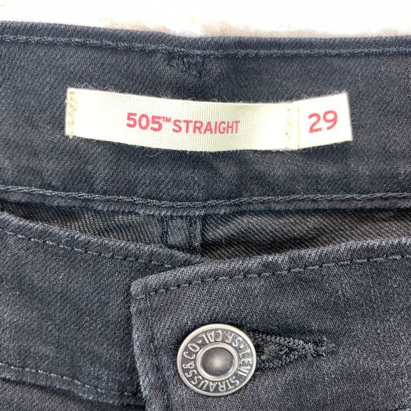 Levi’s 505 Straight Jean, Black, 29 - Picture 4 of 5